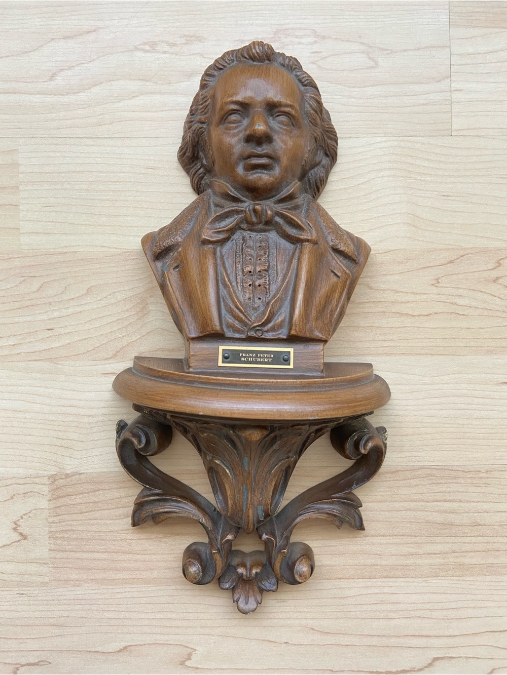 Burwood Wall Hanging Bust Franz Peter Schubert Classical Composer Gallery Art